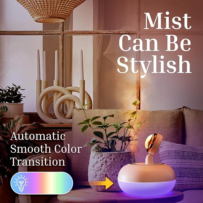 Aromatherapy 360° Rotatable Sunset Projector Lamp Humidifier