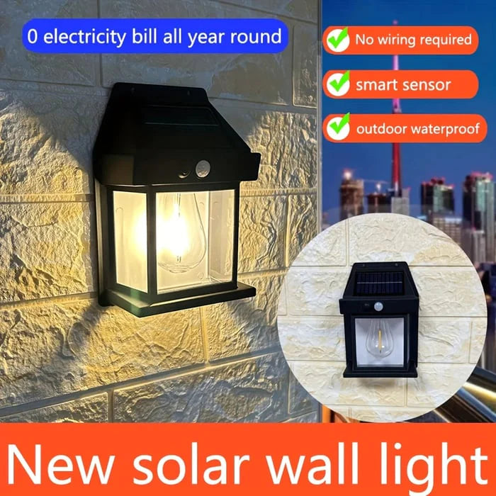 Solar Motion Sensing Wall Lamp