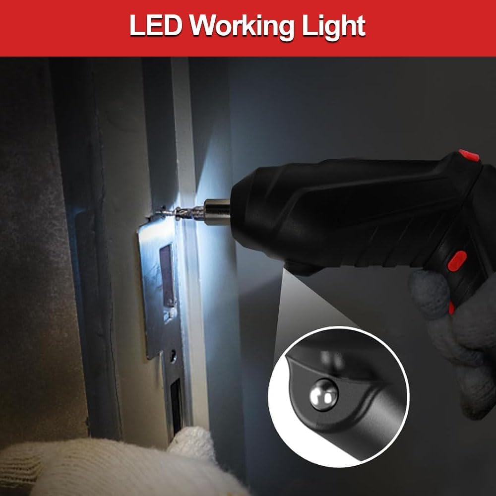 FlexDrive Screwdriver Kit: Cordless & Rechargeable