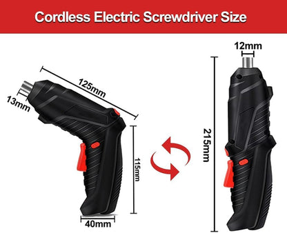 FlexDrive Screwdriver Kit: Cordless & Rechargeable
