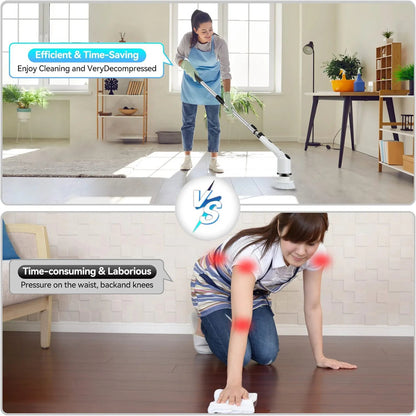 Cleanistic™ Electric Spin Scrubber (9-in-1)