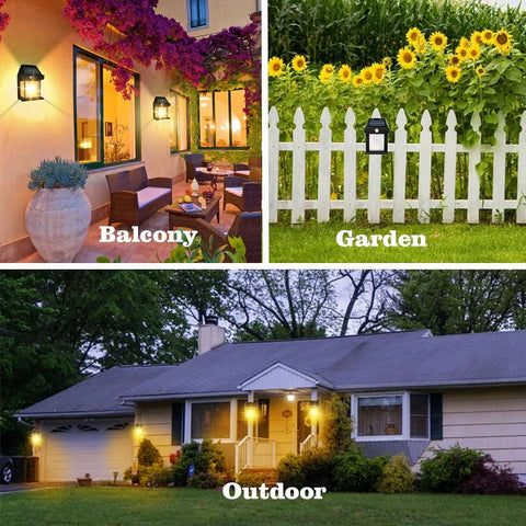 Solar Motion Sensing Wall Lamp